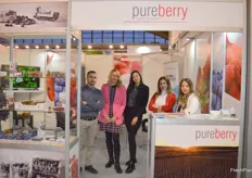 The team from Pureberry, who are producers and exporters of blueberries, strawberries and raspberries. The company export the berries across Europe.
